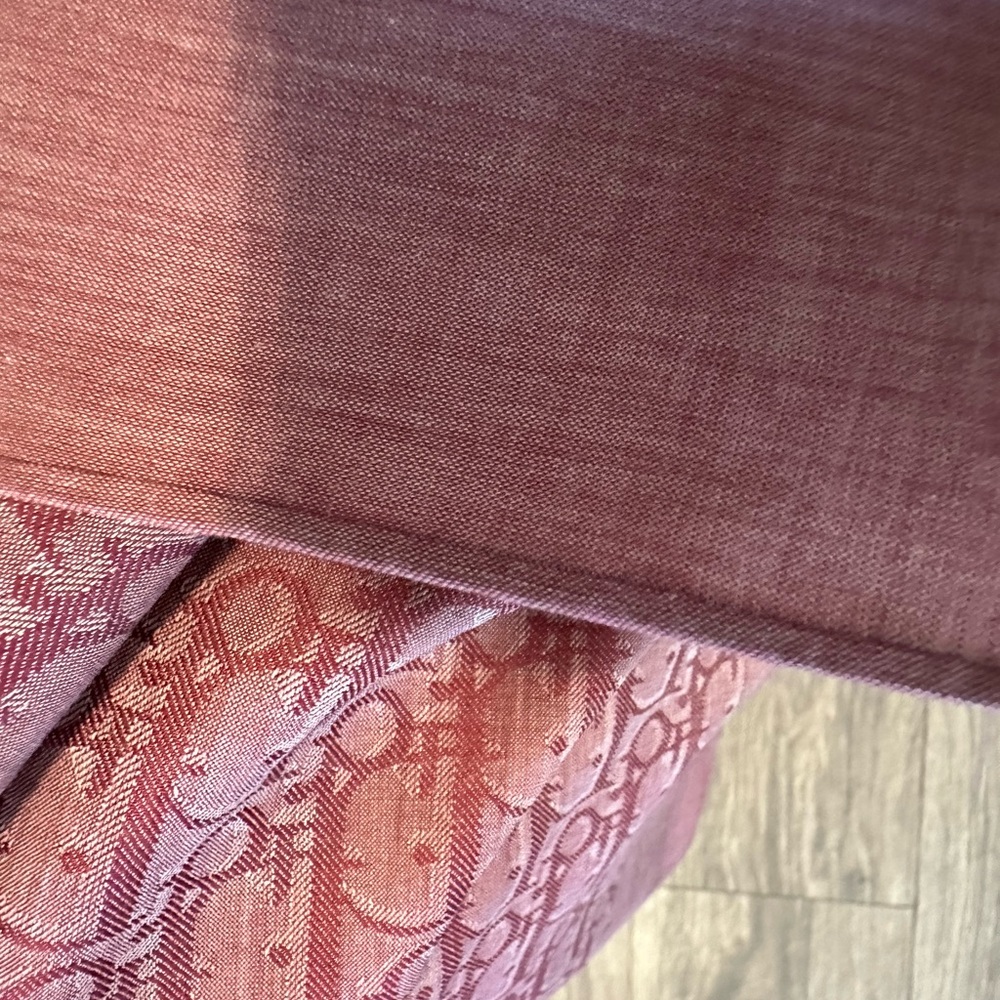 FREE Dior logo scarf used, cotton dry cleaned with a $400purchase - Picture 5 of 6